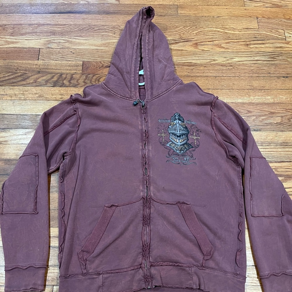 Affliction - Large Crusader Zip-up Hoodie. $50 or best offer